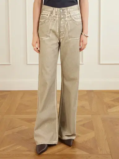 Acne Studios Printed Mid-rise Straight-leg Jeans | Thumbnail 3 Acne Studios Printed Mid-rise Straight-leg Jeans | Thumbnail 3