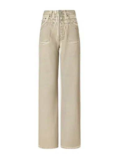 Acne Studios Printed Mid-rise Straight-leg Jeans | Thumbnail 1 Acne Studios Printed Mid-rise Straight-leg Jeans | Thumbnail 1
