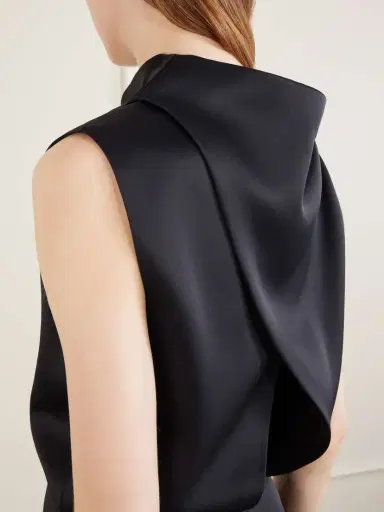 Khaite Astor Crepe Mini Dress | Thumbnail 5 Khaite Astor Crepe Mini Dress | Thumbnail 5
