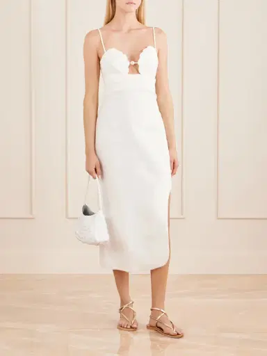 Farm Rio Linen Midi Dress | Thumbnail 2 Farm Rio Linen Midi Dress | Thumbnail 2
