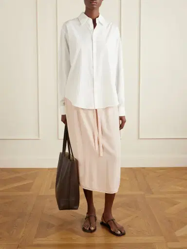 TOTEME Silk Midi Skirt | Thumbnail 2 TOTEME Silk Midi Skirt | Thumbnail 2