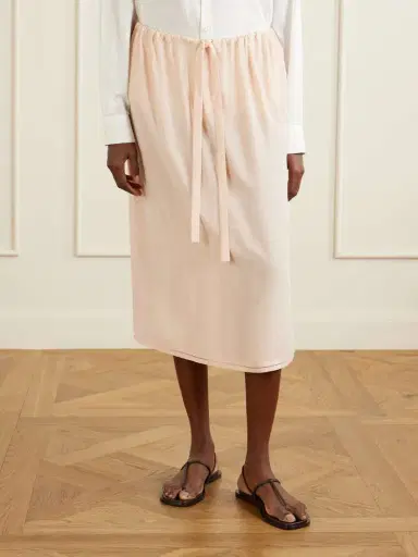 TOTEME Silk Midi Skirt | Thumbnail 3 TOTEME Silk Midi Skirt | Thumbnail 3