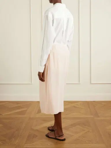 TOTEME Silk Midi Skirt | Thumbnail 4 TOTEME Silk Midi Skirt | Thumbnail 4