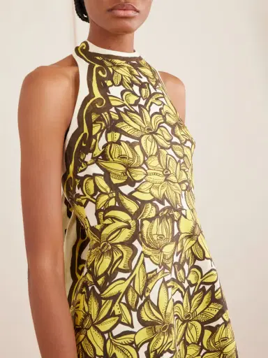 ALÉMAIS Mona Floral-print Hemp Mini Dress | Thumbnail 4 ALÉMAIS Mona Floral-print Hemp Mini Dress | Thumbnail 4