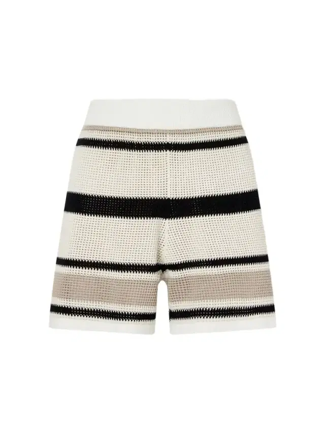 Brunello Cucinelli Open-knit Striped Cotton Shorts