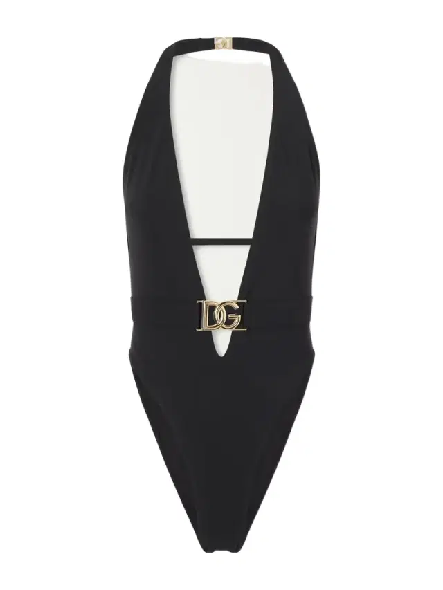Dolce & Gabbana Logo-embellished Stretch Jersey One-piece