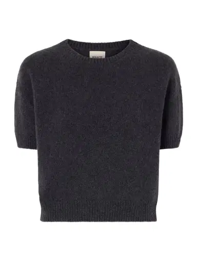 Khaite Golden Cropped Cashmere Sweater | Thumbnail 1