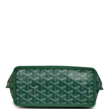 goyard Goyard Goyardine Anjou Green Mini Bag Palladium Hardware | Thumbnail 6