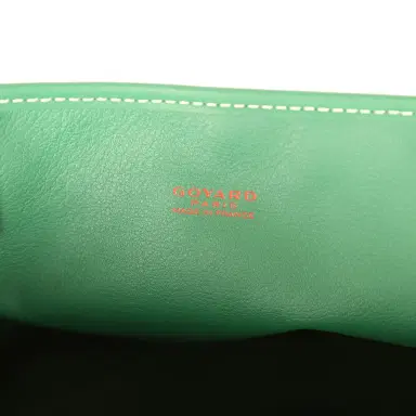 goyard Goyard Goyardine Anjou Green Mini Bag Palladium Hardware | Thumbnail 10