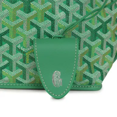 goyard Goyard Goyardine Anjou Meadow Green Mini Bag Palladium Hardware | Thumbnail 7 goyard Goyard Goyardine Anjou Meadow Green Mini Bag Palladium Hardware | Thumbnail 7