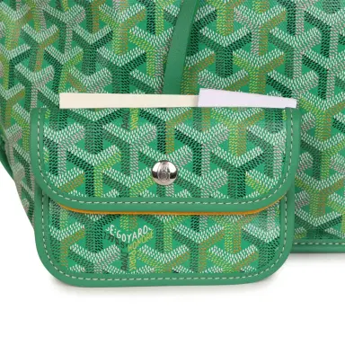 goyard Goyard Goyardine Anjou Meadow Green Mini Bag Palladium Hardware | Thumbnail 8 goyard Goyard Goyardine Anjou Meadow Green Mini Bag Palladium Hardware | Thumbnail 8