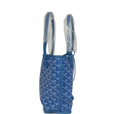 goyard Goyard Goyardine Anjou Sky Blue Mini Bag Palladium Hardware | Thumbnail 3