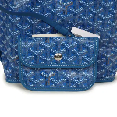 goyard Goyard Goyardine Anjou Sky Blue Mini Bag Palladium Hardware | Thumbnail 7