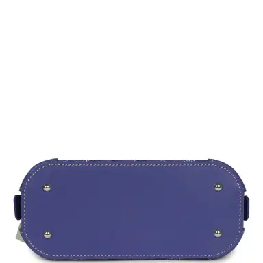 goyard Goyard Goyardine Canvas Blueberry Purple Vendome Nano Bag Palladium Hardware | Thumbnail 6