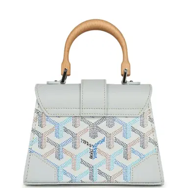 goyard Goyard Goyardine Canvas Polar Blue Saigon Structure Nano Palladium Hardware | Thumbnail 4 goyard Goyard Goyardine Canvas Polar Blue Saigon Structure Nano Palladium Hardware | Thumbnail 4