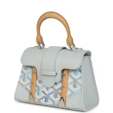 goyard Goyard Goyardine Canvas Polar Blue Saigon Structure Nano Palladium Hardware | Thumbnail 5 goyard Goyard Goyardine Canvas Polar Blue Saigon Structure Nano Palladium Hardware | Thumbnail 5
