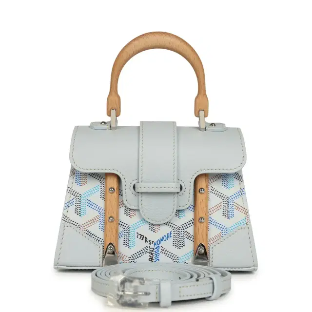 goyard Goyard Goyardine Canvas Polar Blue Saigon Structure Nano Palladium Hardware