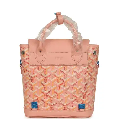 goyard Goyard Goyardine Canvas Powder Pink Mini Alpin Backpack Palladium Hardware | Thumbnail 4 goyard Goyard Goyardine Canvas Powder Pink Mini Alpin Backpack Palladium Hardware | Thumbnail 4