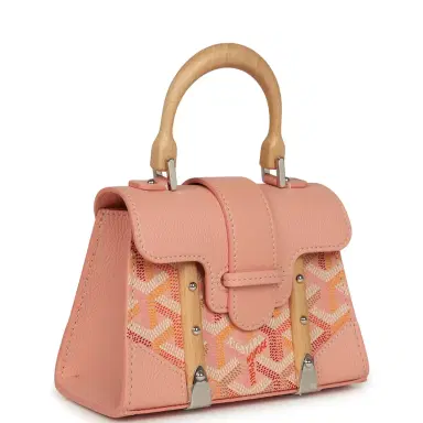 goyard Goyard Goyardine Canvas Powder Pink Saigon Structure Nano Palladium Hardware | Thumbnail 2 goyard Goyard Goyardine Canvas Powder Pink Saigon Structure Nano Palladium Hardware | Thumbnail 2