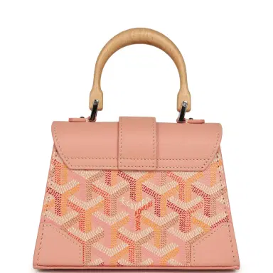 goyard Goyard Goyardine Canvas Powder Pink Saigon Structure Nano Palladium Hardware | Thumbnail 4 goyard Goyard Goyardine Canvas Powder Pink Saigon Structure Nano Palladium Hardware | Thumbnail 4