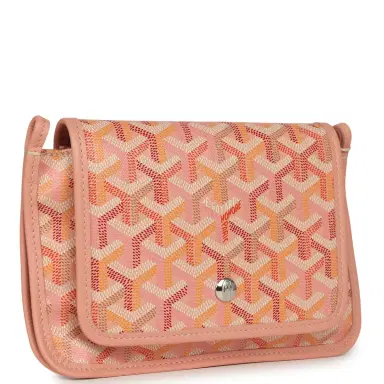 goyard Goyard Plumet Pocket Wallet Powder Pink Goyardine Palladium Hardware | Thumbnail 2 goyard Goyard Plumet Pocket Wallet Powder Pink Goyardine Palladium Hardware | Thumbnail 2