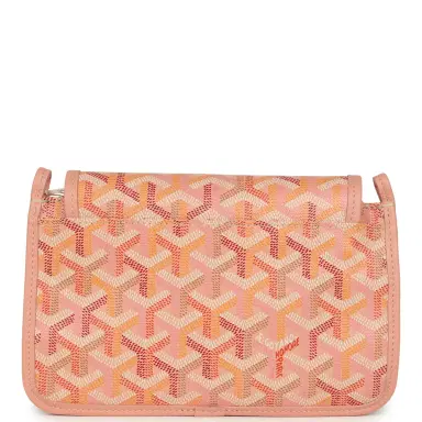 goyard Goyard Plumet Pocket Wallet Powder Pink Goyardine Palladium Hardware | Thumbnail 6 goyard Goyard Plumet Pocket Wallet Powder Pink Goyardine Palladium Hardware | Thumbnail 6