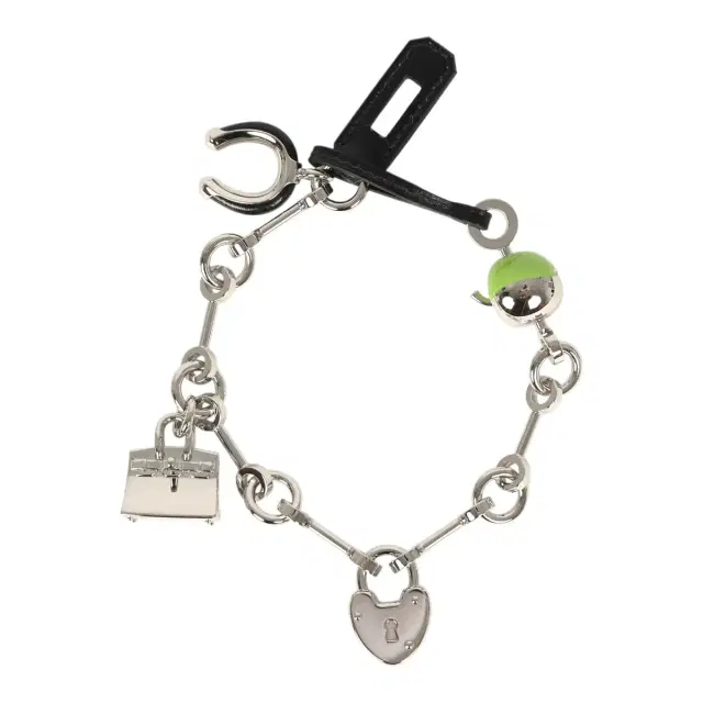 Hermes Bijou De Sac Charm Black Box Palladium Hardware