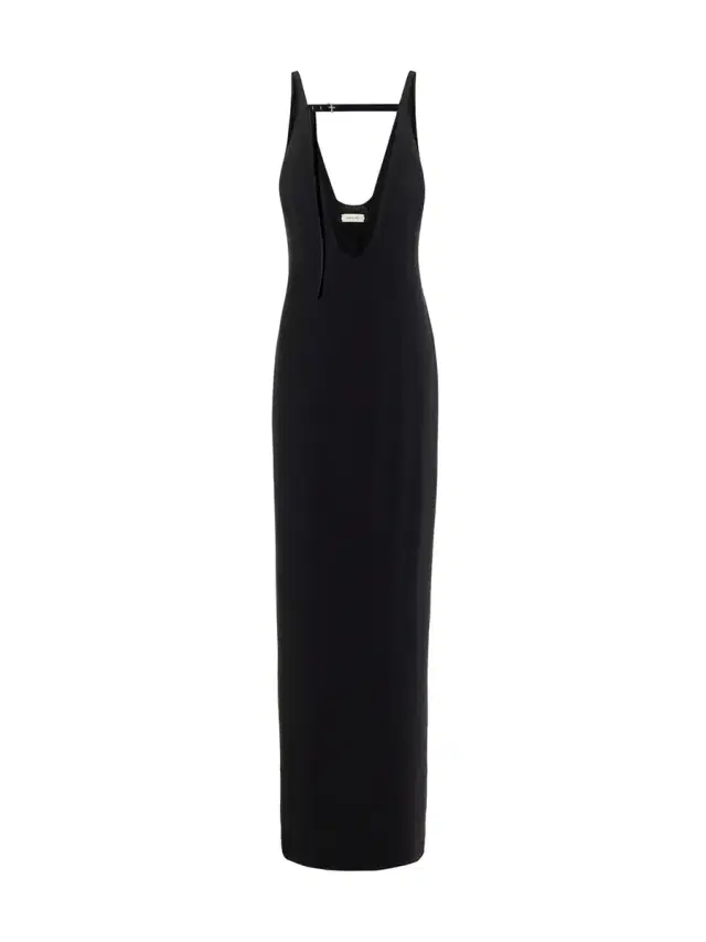 Belted Maxi Pillar Dress