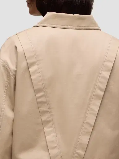 Hudson Jeans Women's Gigi Swing Trucker Jacket - Almond | Thumbnail 8 Hudson Jeans Women's Gigi Swing Trucker Jacket - Almond | Thumbnail 8