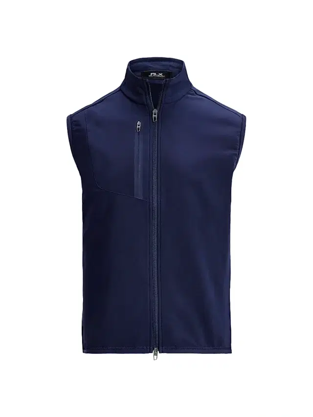 Men's Hybrid Mockneck Vest - Refined Navy