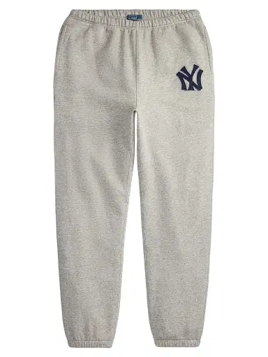Polo Ralph Lauren Men's Yankees Cotton-Blend Fleece Sweatpants - Loft Heather - Size XXL | Thumbnail 1
