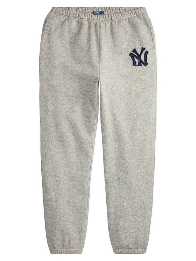 Polo Ralph Lauren Men's Yankees Cotton-Blend Fleece Sweatpants - Loft Heather
