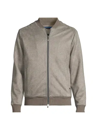 Robert Barakett Men's Degas Full-Zip Jacket - Tan | Thumbnail 1 Robert Barakett Men's Degas Full-Zip Jacket - Tan | Thumbnail 1