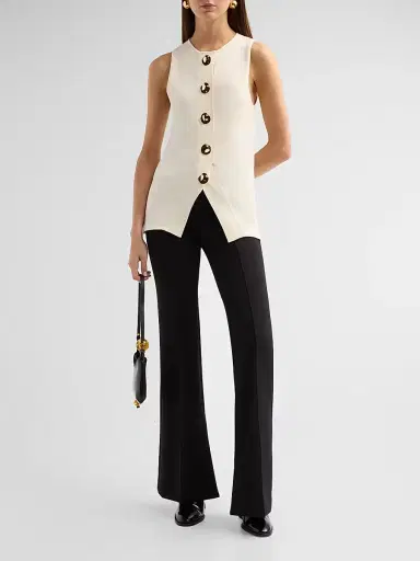 Altuzarra Women's Happer Button-Front Top | Thumbnail 2 Altuzarra Women's Happer Button-Front Top | Thumbnail 2