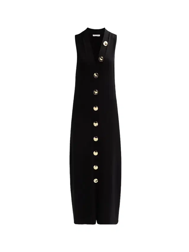 Altuzarra Women's Axia Button-Front Maxi Dress - Black
