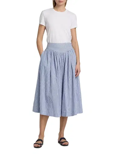 Ciao Lucia Women's Zoe Striped Midi-Skirt | Thumbnail 2 Ciao Lucia Women's Zoe Striped Midi-Skirt | Thumbnail 2