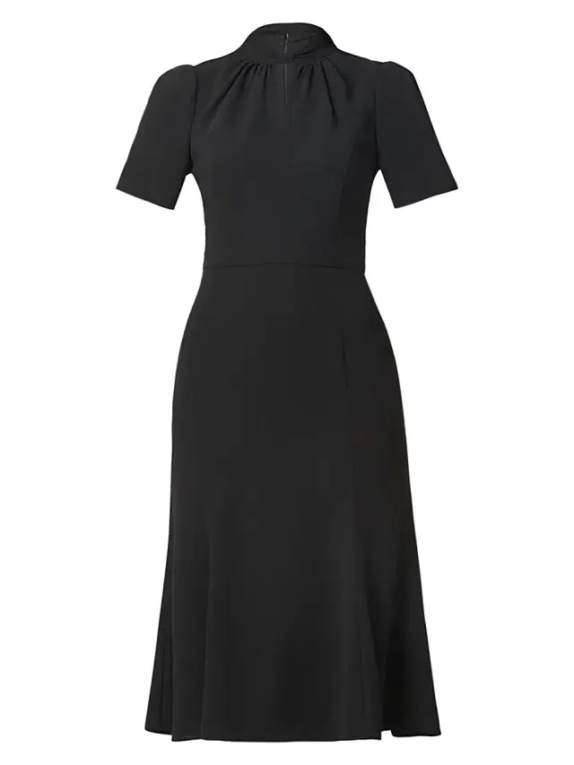 Women's Allegra Crepe Midi-Dress - Jet