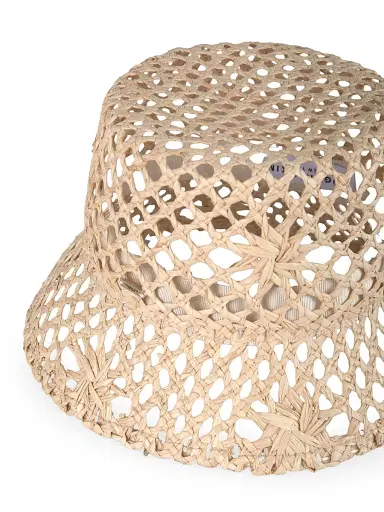 Eugenia Kim Women's Jonah Open-Weave Bucket Hat - Natural | Thumbnail 6 Eugenia Kim Women's Jonah Open-Weave Bucket Hat - Natural | Thumbnail 6