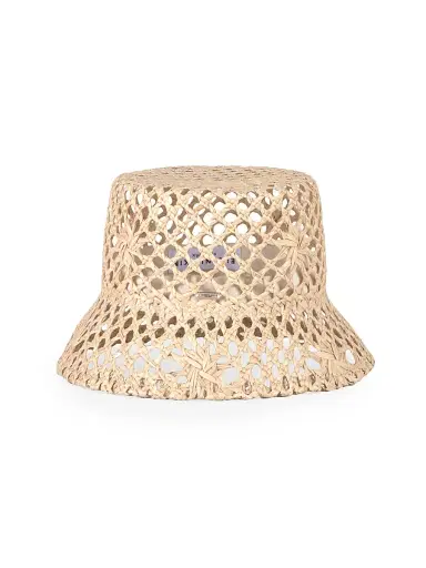 Eugenia Kim Women's Jonah Open-Weave Bucket Hat - Natural | Thumbnail 1 Eugenia Kim Women's Jonah Open-Weave Bucket Hat - Natural | Thumbnail 1