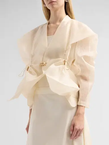 Issey Miyake Women's Draw To Form Jacket | Thumbnail 4 Issey Miyake Women's Draw To Form Jacket | Thumbnail 4