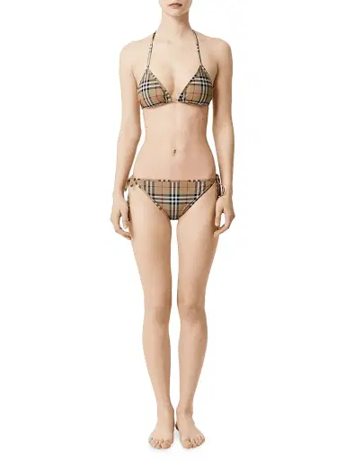 Burberry Women's Archive Check Bikini Set | Thumbnail 2