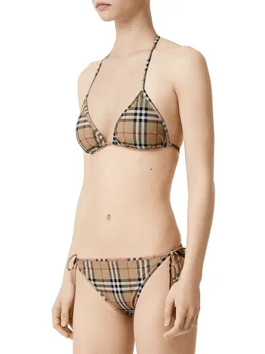 Burberry Women's Archive Check Bikini Set | Thumbnail 3