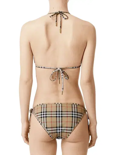 Burberry Women's Archive Check Bikini Set | Thumbnail 4