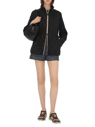 Burberry Women's Nylon Short Parka - Black - Size XL | Thumbnail 2 Burberry Women's Nylon Short Parka - Black - Size XL | Thumbnail 2