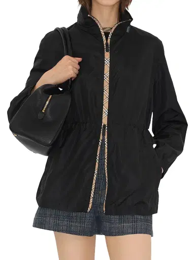 Burberry Women's Nylon Short Parka - Black - Size XL | Thumbnail 3 Burberry Women's Nylon Short Parka - Black - Size XL | Thumbnail 3