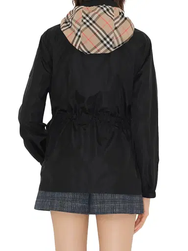 Burberry Women's Nylon Short Parka - Black - Size XL | Thumbnail 6 Burberry Women's Nylon Short Parka - Black - Size XL | Thumbnail 6