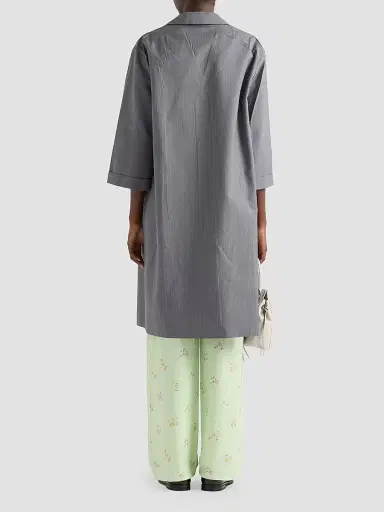 Prada Women's Single-Breasted Light Mohair Coat | Thumbnail 5