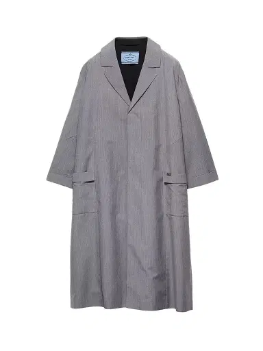Prada Women's Single-Breasted Light Mohair Coat | Thumbnail 1