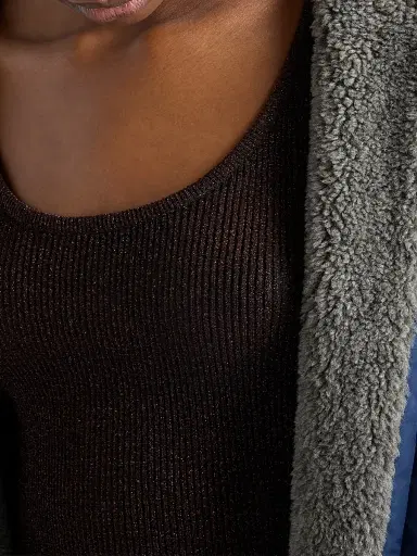 Prada Women's Lamé Tank Top - Brown | Thumbnail 4