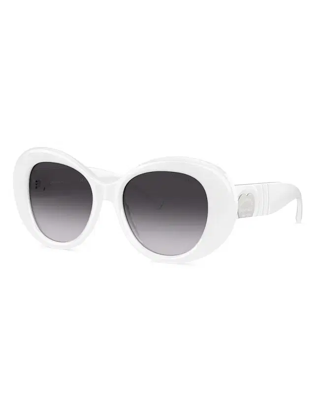 Tiffany & Co. Women's 52MM Round Sunglasses - Gradient Grey White